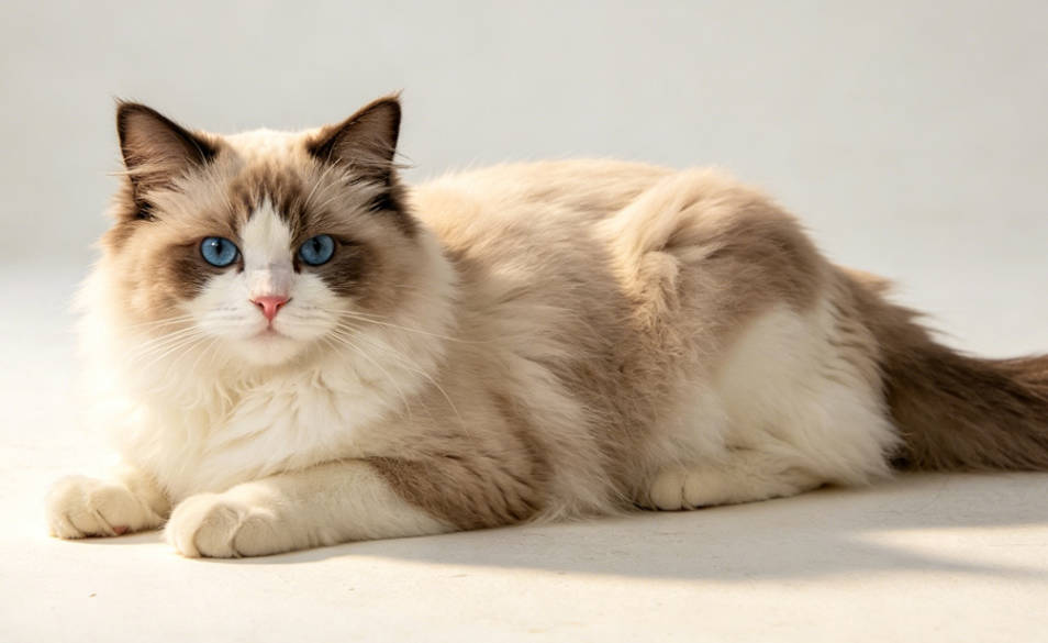 猫咪日常安详休息与环境安全感图示